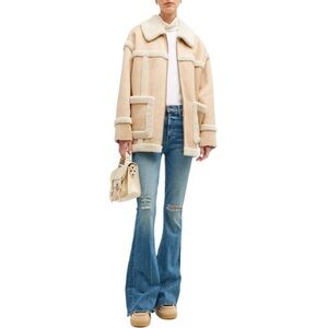 MOTHER the Boxy Brrly Oversized Coat